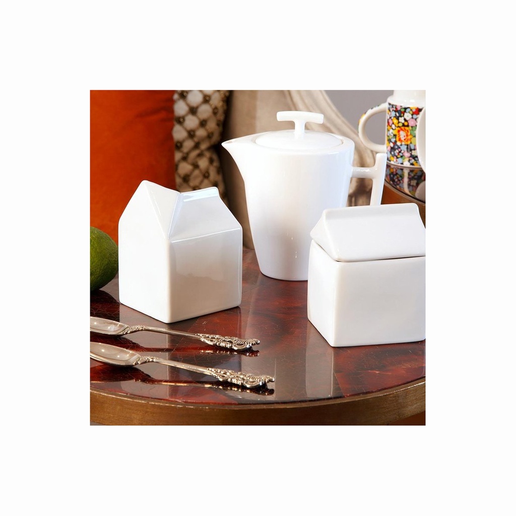 Love & Lemons juego de azucarera y cremera Mod. G020405, material: porcelana, 2 pzas.