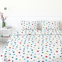 Rebeca juego de sábanas microfibra koala júpiter, tamaño king size, 4 pzas.