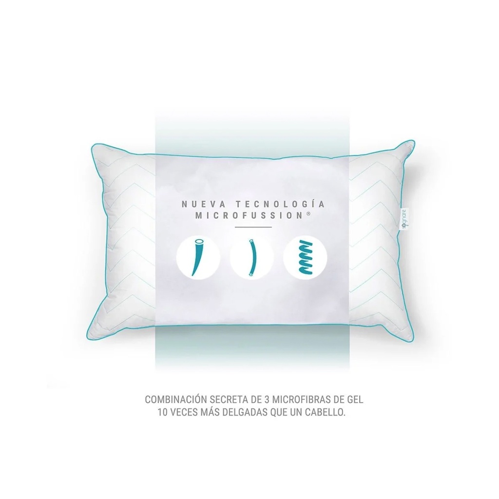 Sognare almohada, material: algodón, hipoalergénica, tamaño king firme