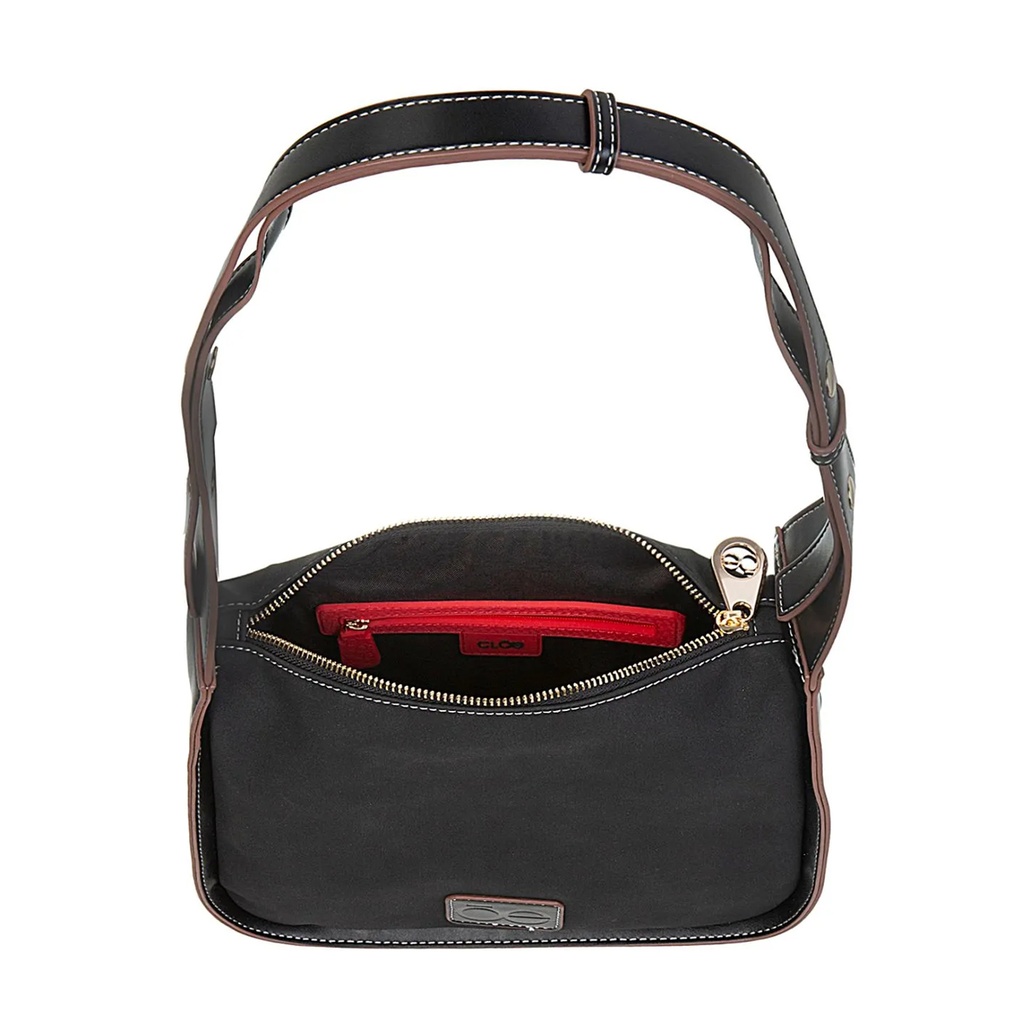 Cloe Bolsa Baguette Mod. RBLCI24792NEG Atemporal Color Negro. Dama