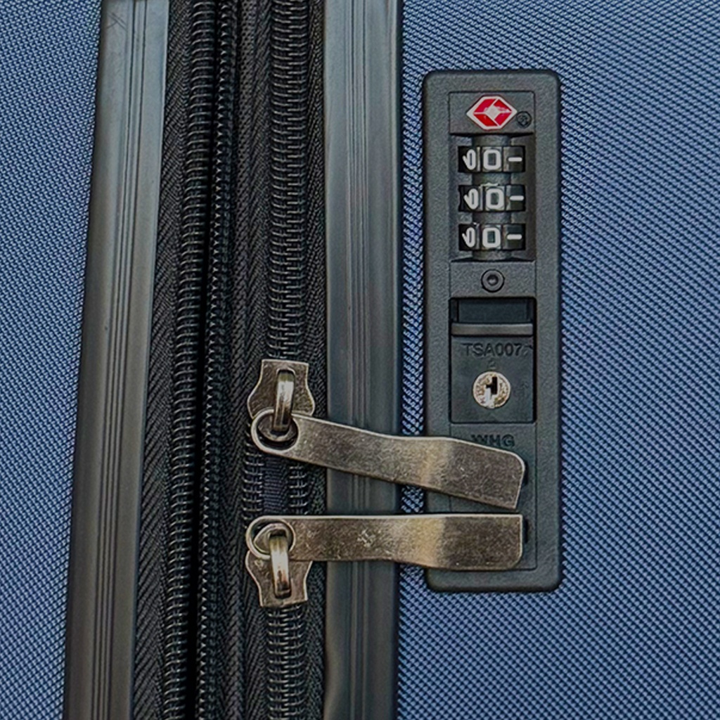 Juego de 2 maletas Bucarest azul marino Peak Tour