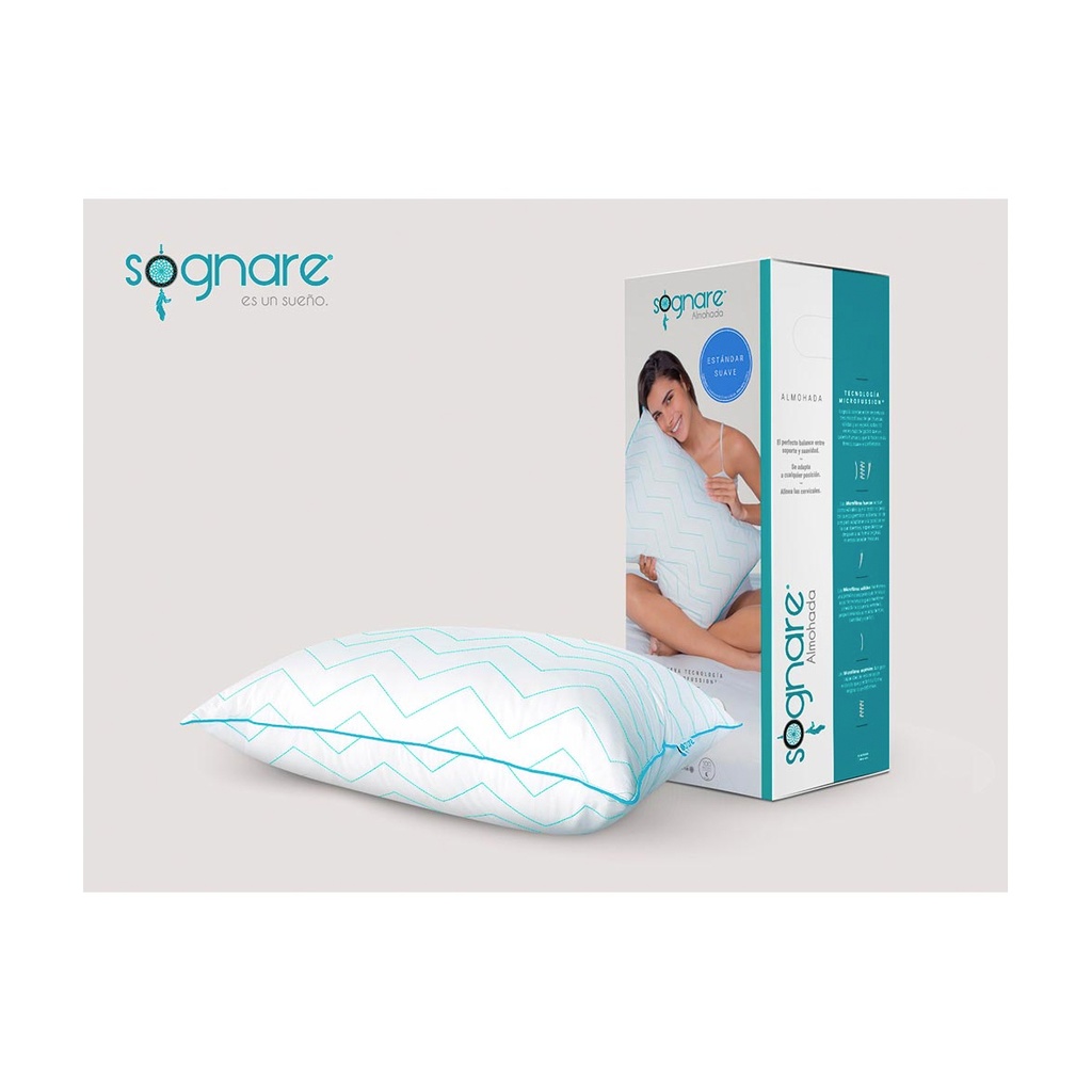 Sognare almohada Mod. 400005710, hipoalergénica, tamaño estándar suave