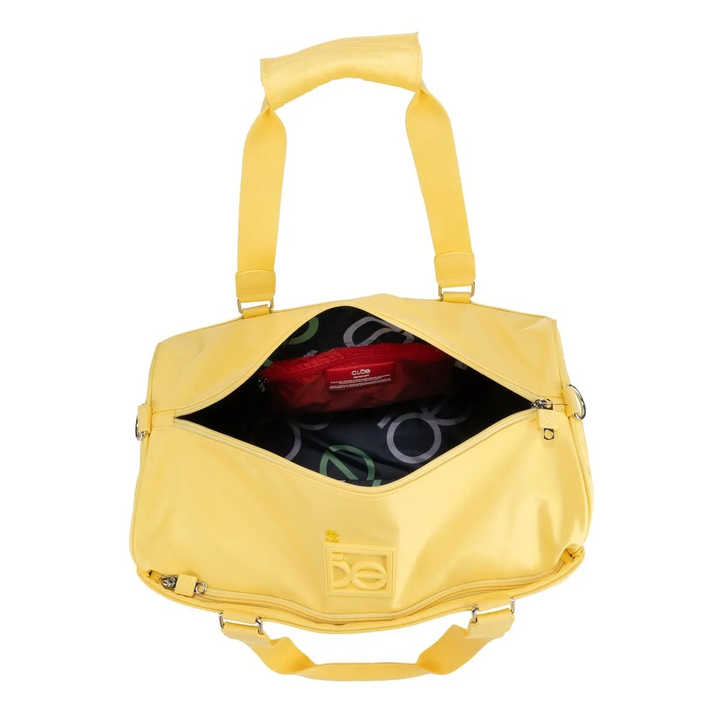 Cloe Duffle Bag Grande Nylon Peanuts x Oe 2EQCP25562AMA. Color Amarillo. Unisex