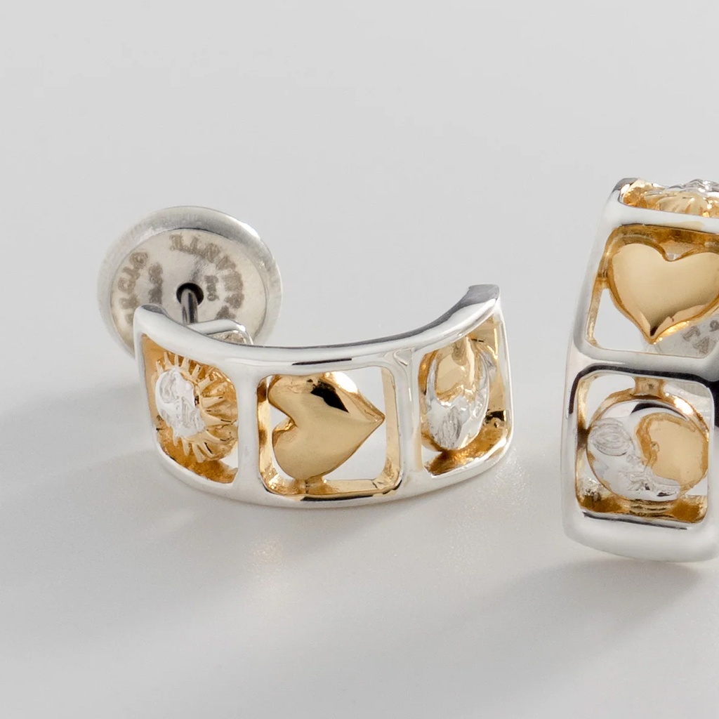 Sergio Bustamante Aretes Universo Mini. Dama