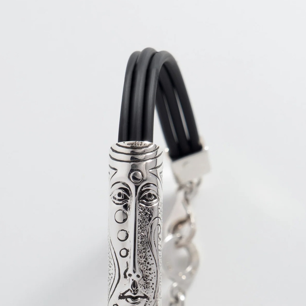 Sergio Bustamante Pulsera Almuñecar Medida largo 20 cms. Caballero