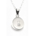 Collar de plata .925 ZCO-RIVO18-MB Zvezda