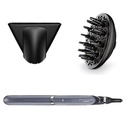 Kit belleza alaciadora, organizador, secadora y cepillo de aire