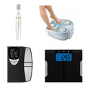 Kit belleza Recortadora de bello facial, Spa para pies, Báscula y Báscula