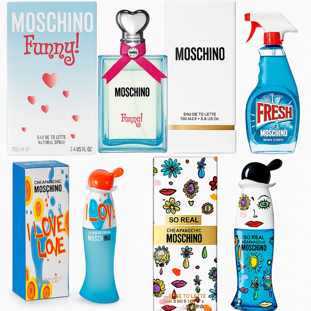 Combo Moschino 8 perfumes E051 Dama Caballero