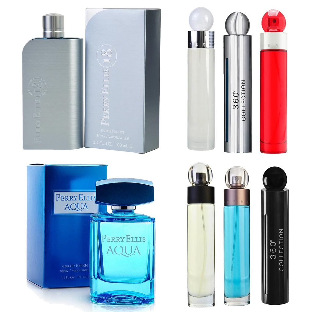 Combo Perry Ellis 10 perfumes E056 Caballero