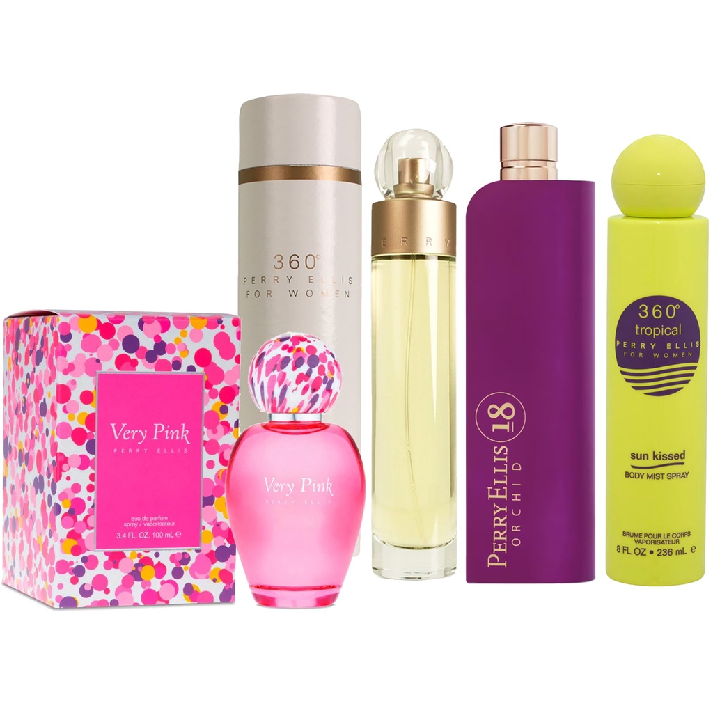Combo Perry Ellis 9 perfumes E057 Dama