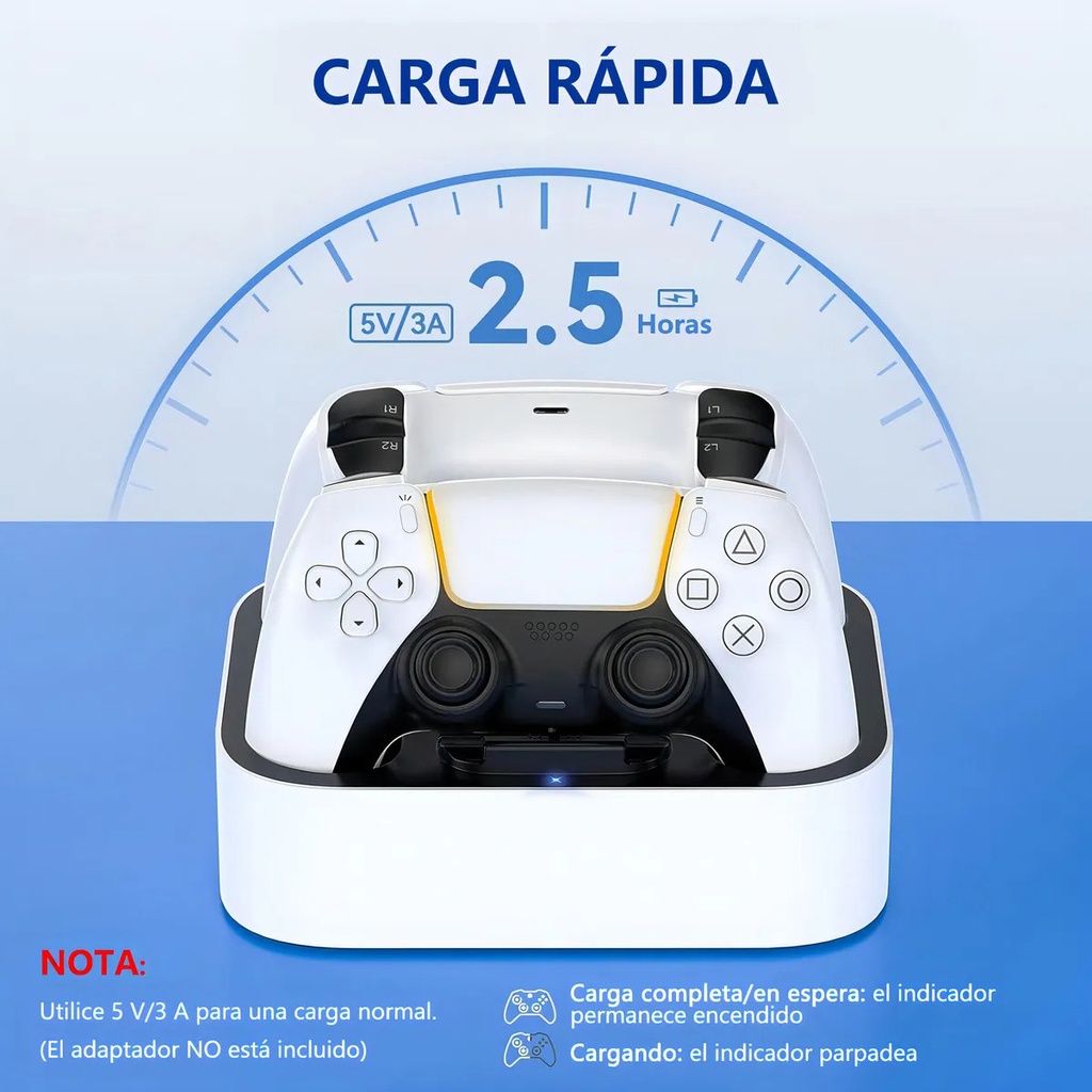 Cargador dual para controles PS5 DualSense CARDU122 Sony