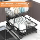 Escurridor de trastos 2 niveles ESCPL678 Frutivegie