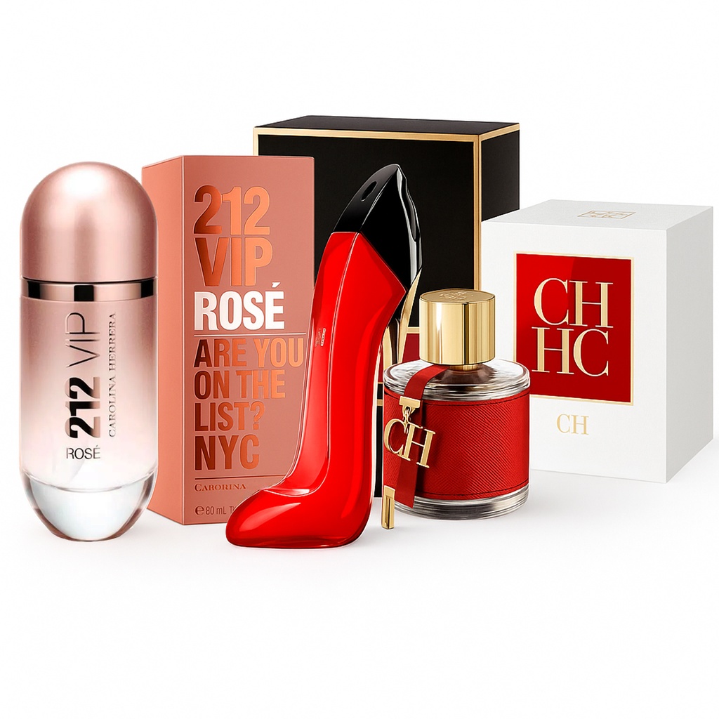 Combo Carolina Herrera 3 piezas E076 Dama