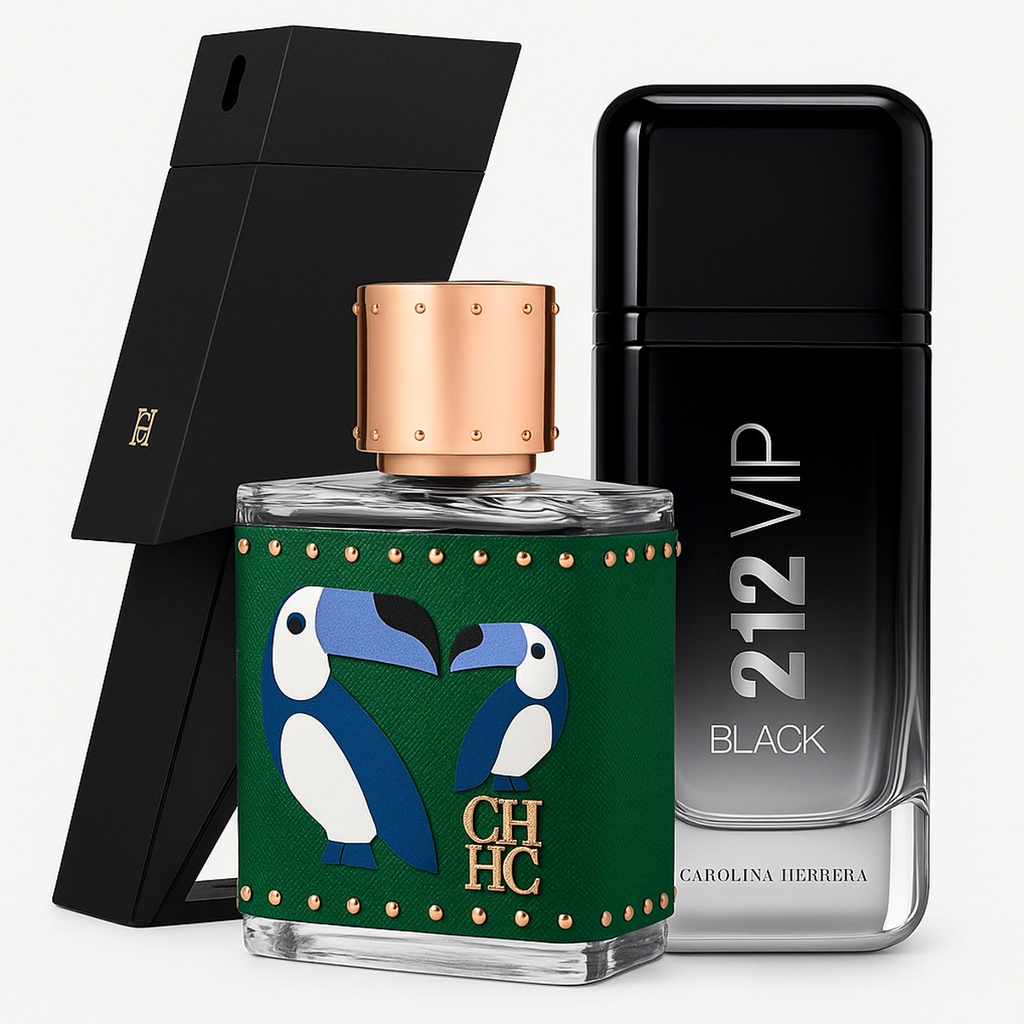 Combo Carolina Herrera 3 piezas E080 Caballero