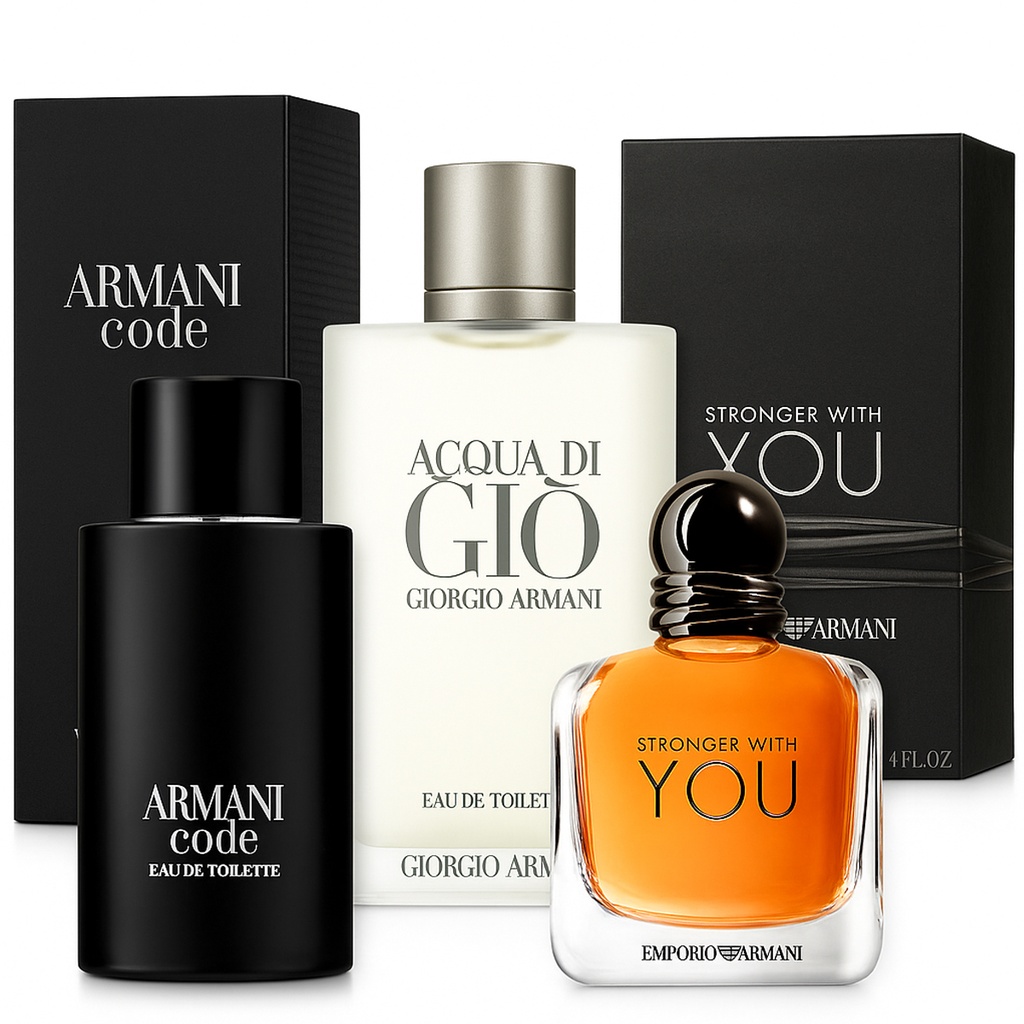 Combo Giorgio Armani 3 piezas E085 Caballero