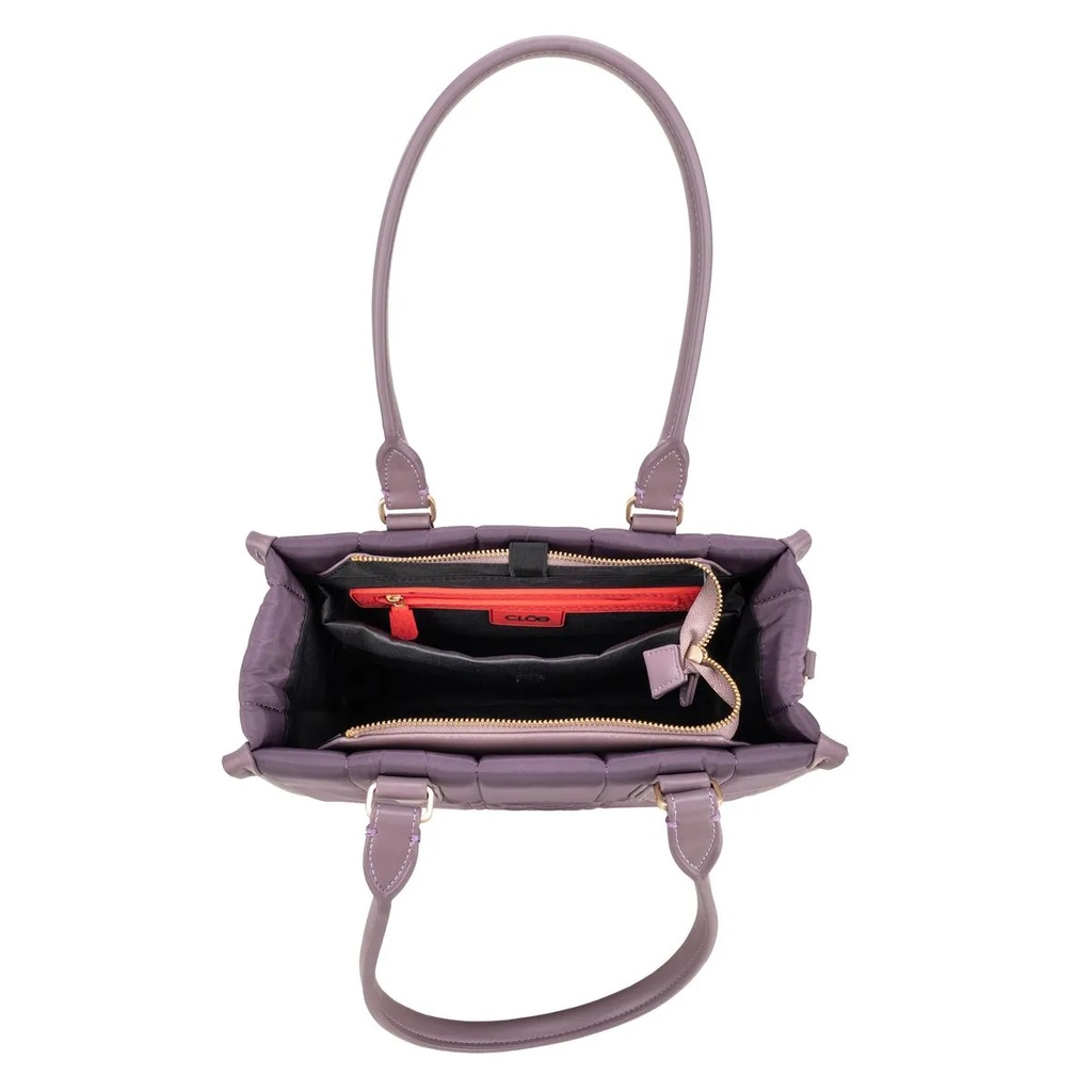 Cloe Bolso i25 313 morado /tote mediano. Dama