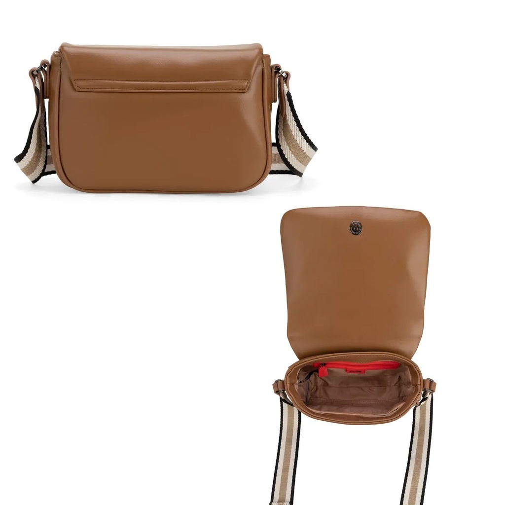 Cloe Bolso v25 389 camel /cross body chico. Dama