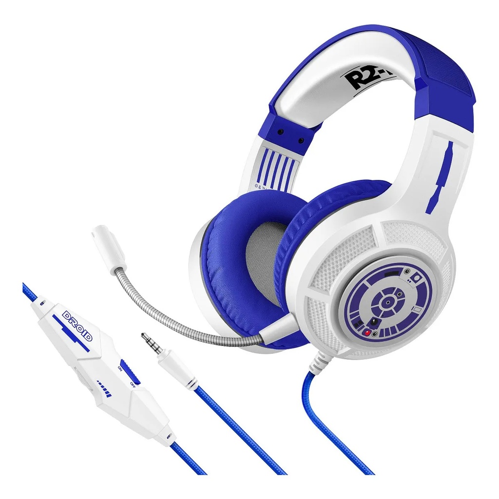 Steren Audífonos multimedia 3,5 mm ultraconfort Star Wars Blanco Mod.AUD-559/SW