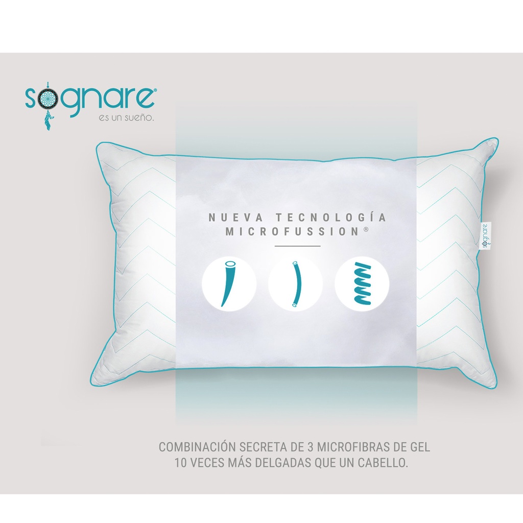 Sognare almohada Mod. 400006768, hipoalergénica, material: algodón, tamaño queen suave