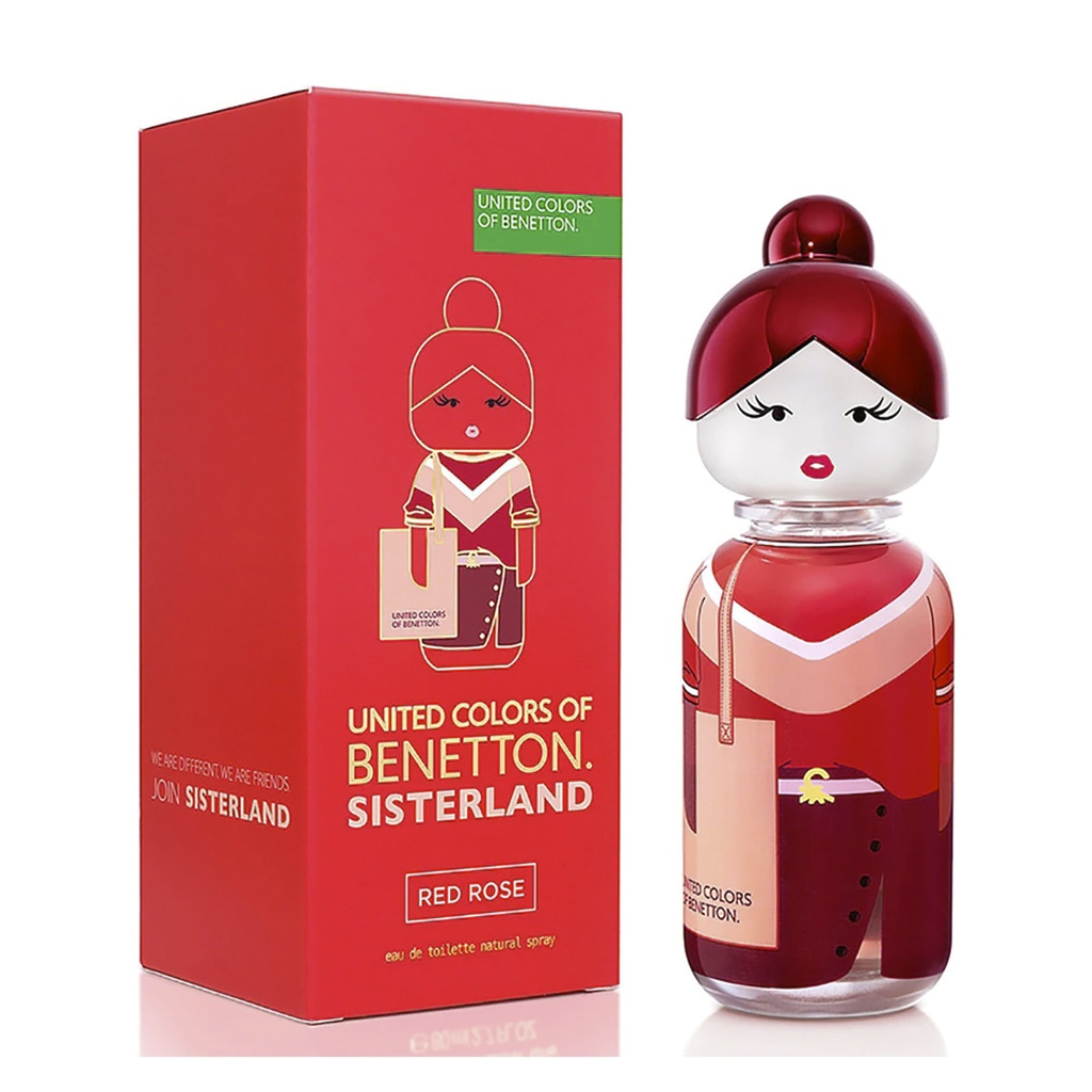 Benetton Perfume Sisterland Red Rose EDT 80 ml Mod. 65164937, Dama