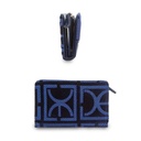 Cloe billetera Mod. 1BICI23380AZU, color: azul, hibrida mediano dama