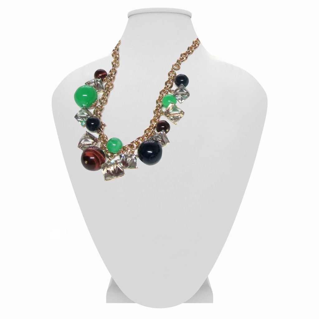 Purificación García collar Mod. AAPA08VU07853, Iris Verde