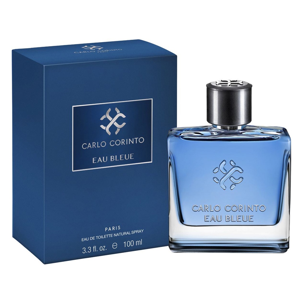 Carlo Corinto Perfume Eau Bleue EDT 100 ml Mod. 0699, Caballero - 31% OFF