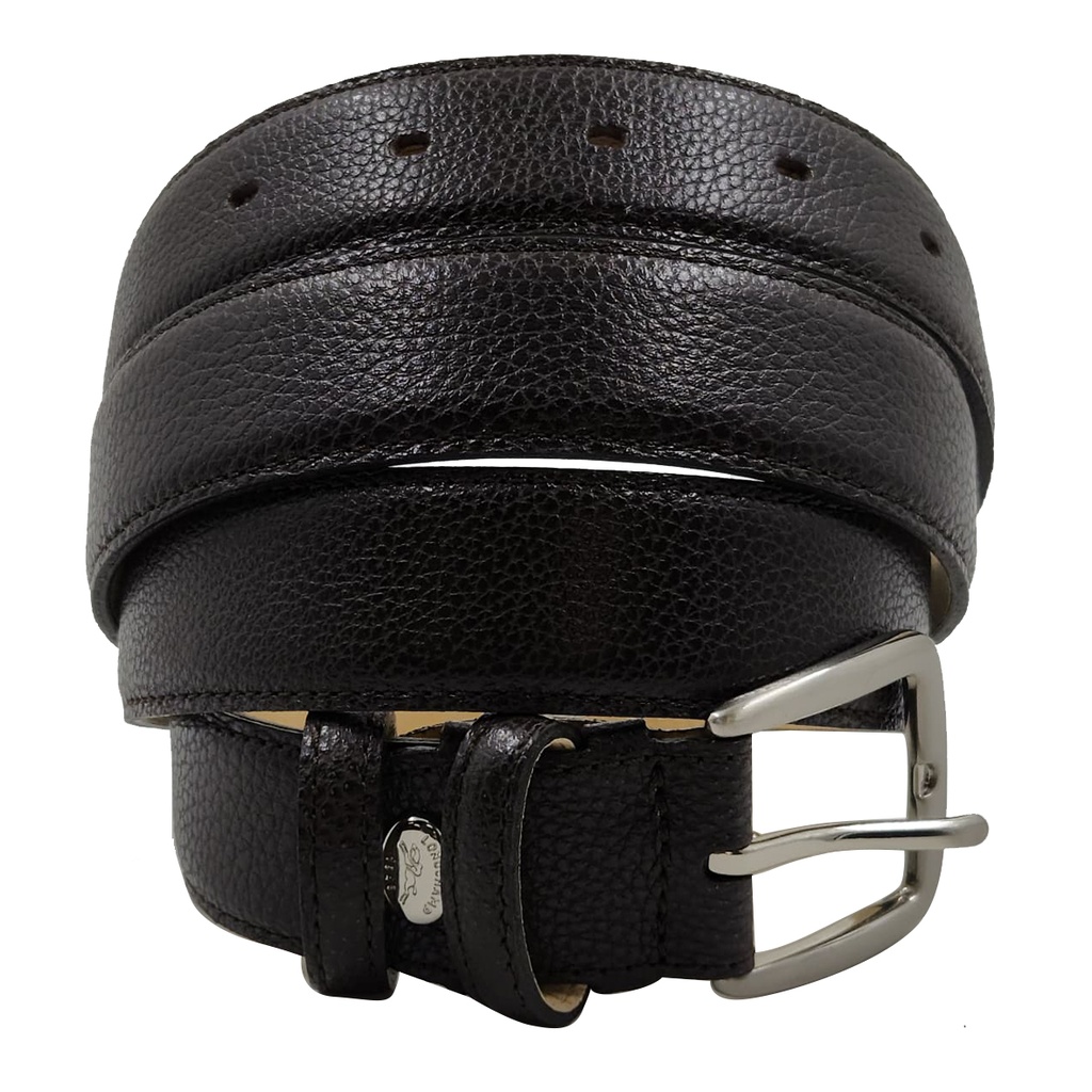 Longchamp cinturón le foulonné Mod. 114597, color: moka, piel de vacuno Caballero