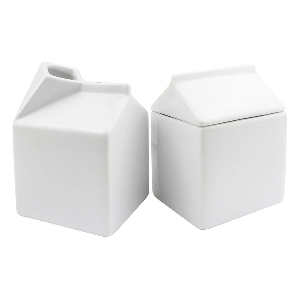 Love & Lemons juego de azucarera y cremera Mod. G020405, material: porcelana, 2 pzas.