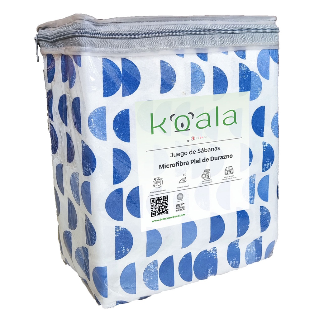 Rebeca juego de sábanas Mod. SE02E4, tamaño king size, 4 pzas.