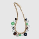 Purificación García collar Mod. AAPA08VU07853, Iris Verde
