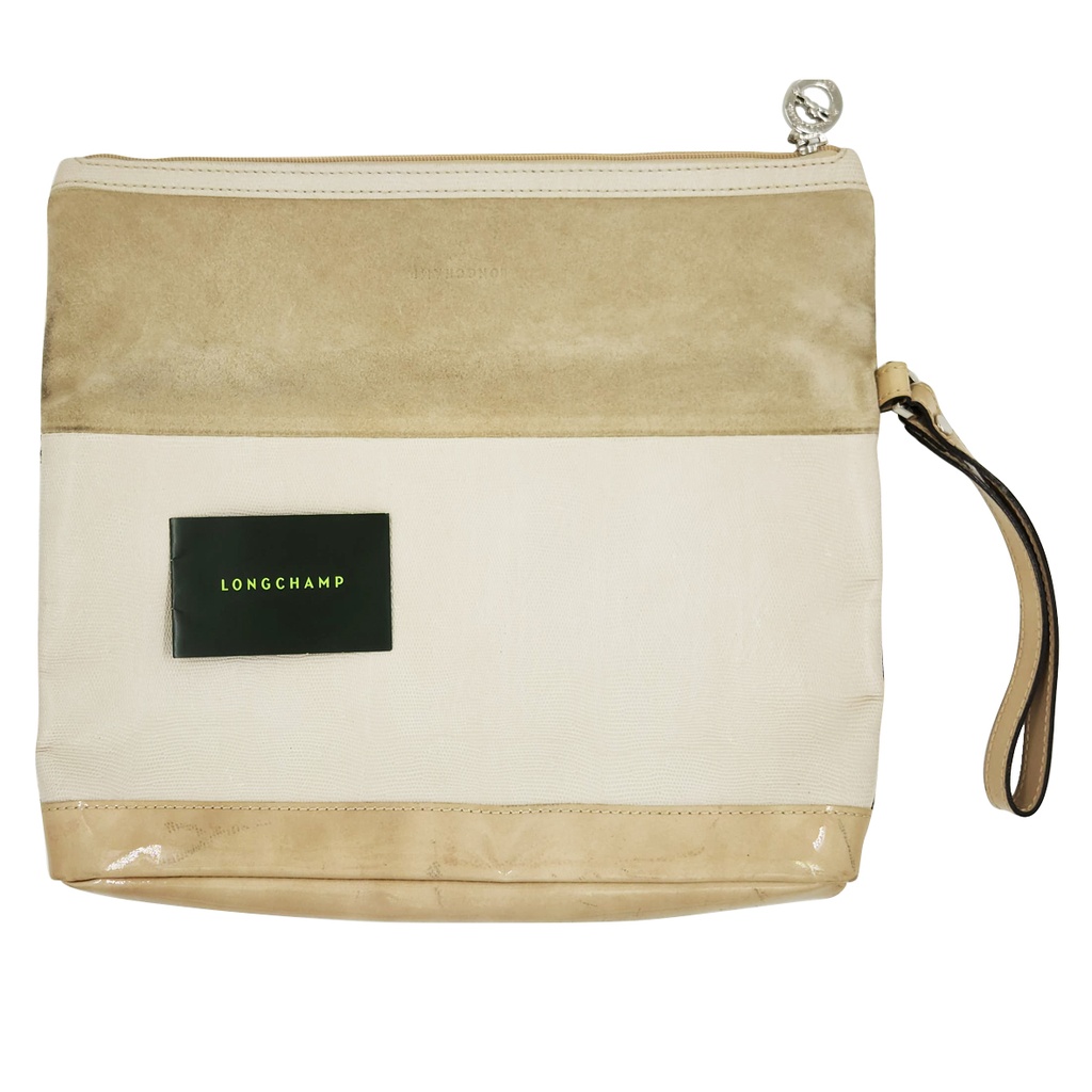 Longchamp Bolso Mod 169397 Exotic Beige Para Dama