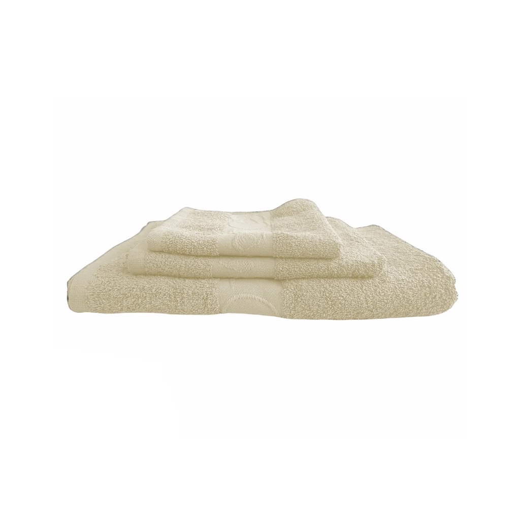 Spring Air kit de toallas Mod. 1400105948005 color: ivory con 3 pzs breeze