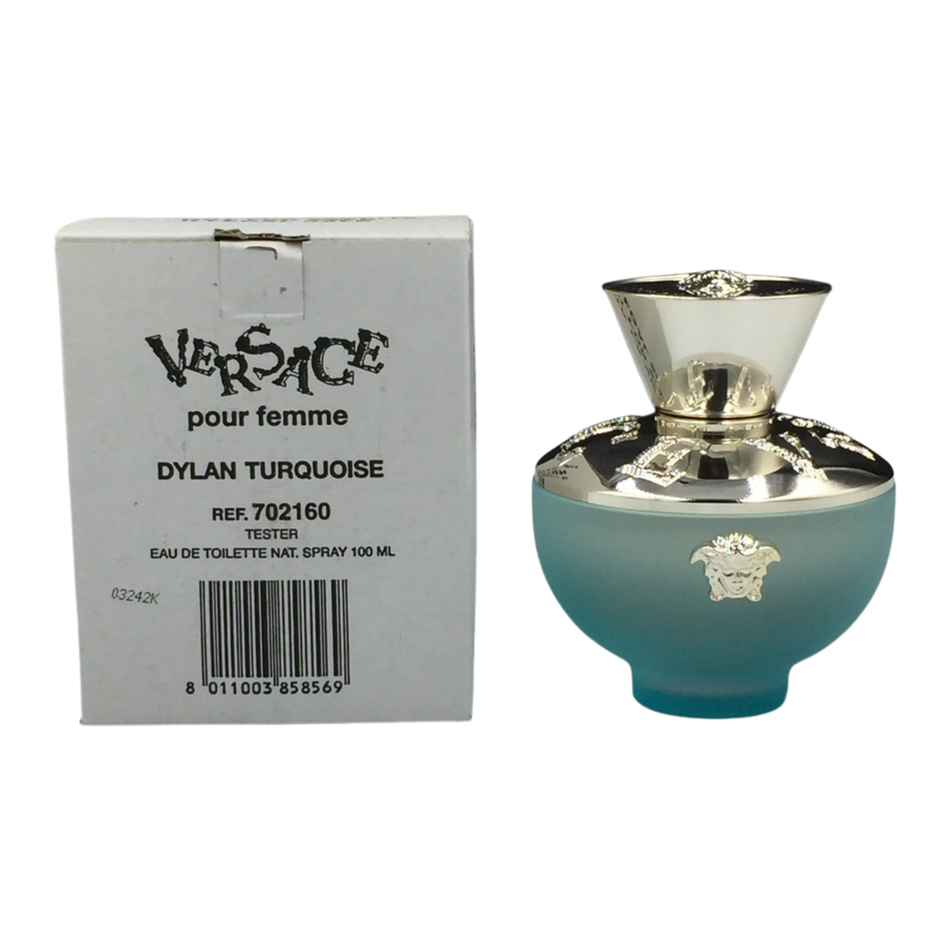 tester versace dylan turquoise edt 100 ml dama