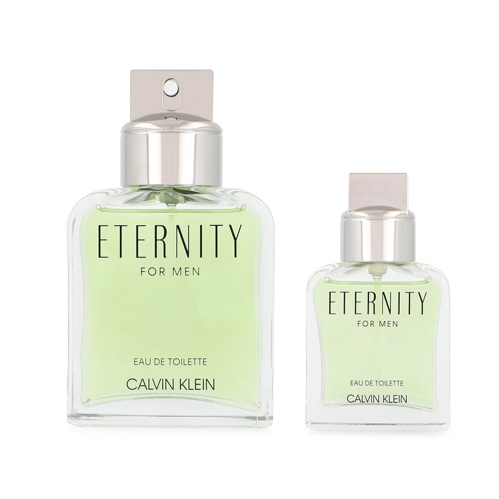 Calvin Klein Set 2 pzas Eternity for men edt 100 ml. / edt 30 ml. Caballero - 21% OFF