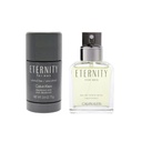 Calvin Klein Set 2 pzas Eternity for men edt 100 ml. / desodorante spray 150 ml. Caballero