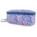 Cloe Cosmetiquera Mod. 4CSCV24587AZU Mediana Cierre Sencillo Con Maneral Color azul