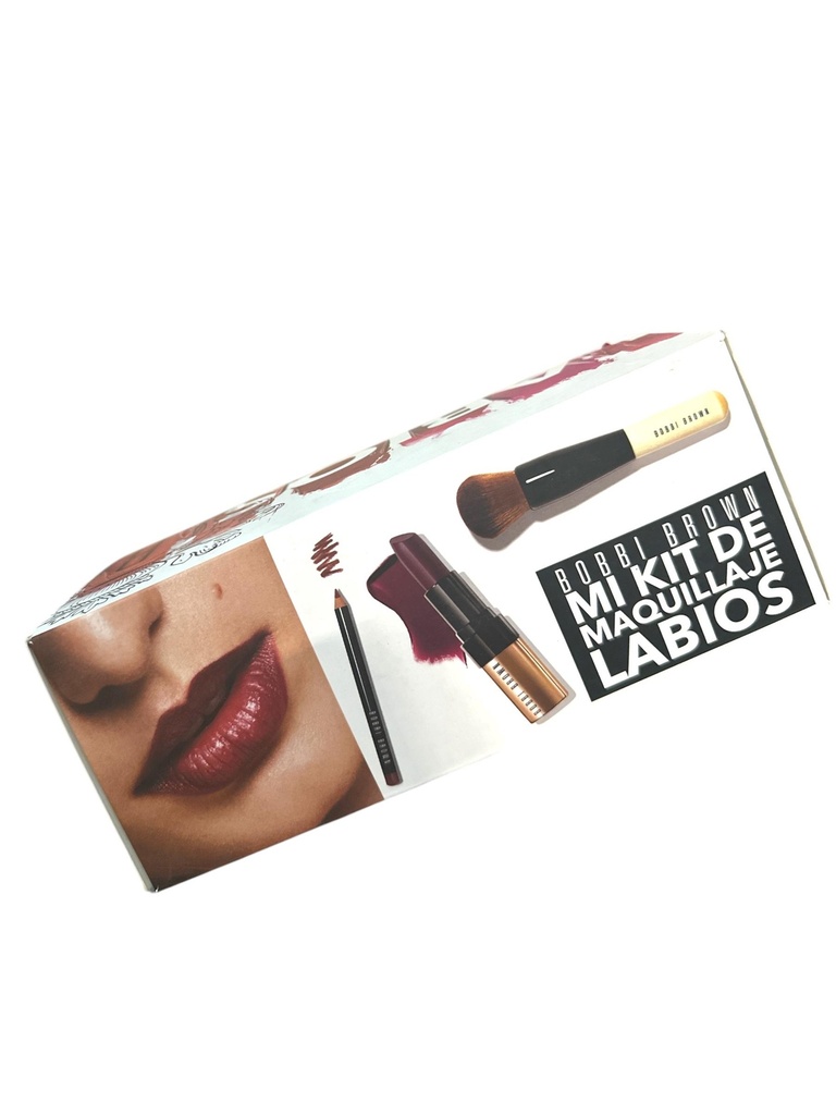 Bobbi Brown Kit 3 piezas maquillaje labios. Dama