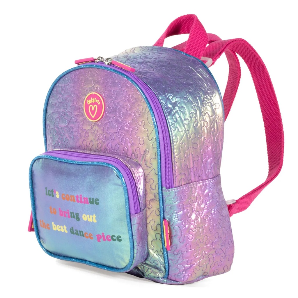 Cloe Backpack Chica Mod. 4BLGV24478MOR para Niña Acabado Iridiscente color Morado. Niña