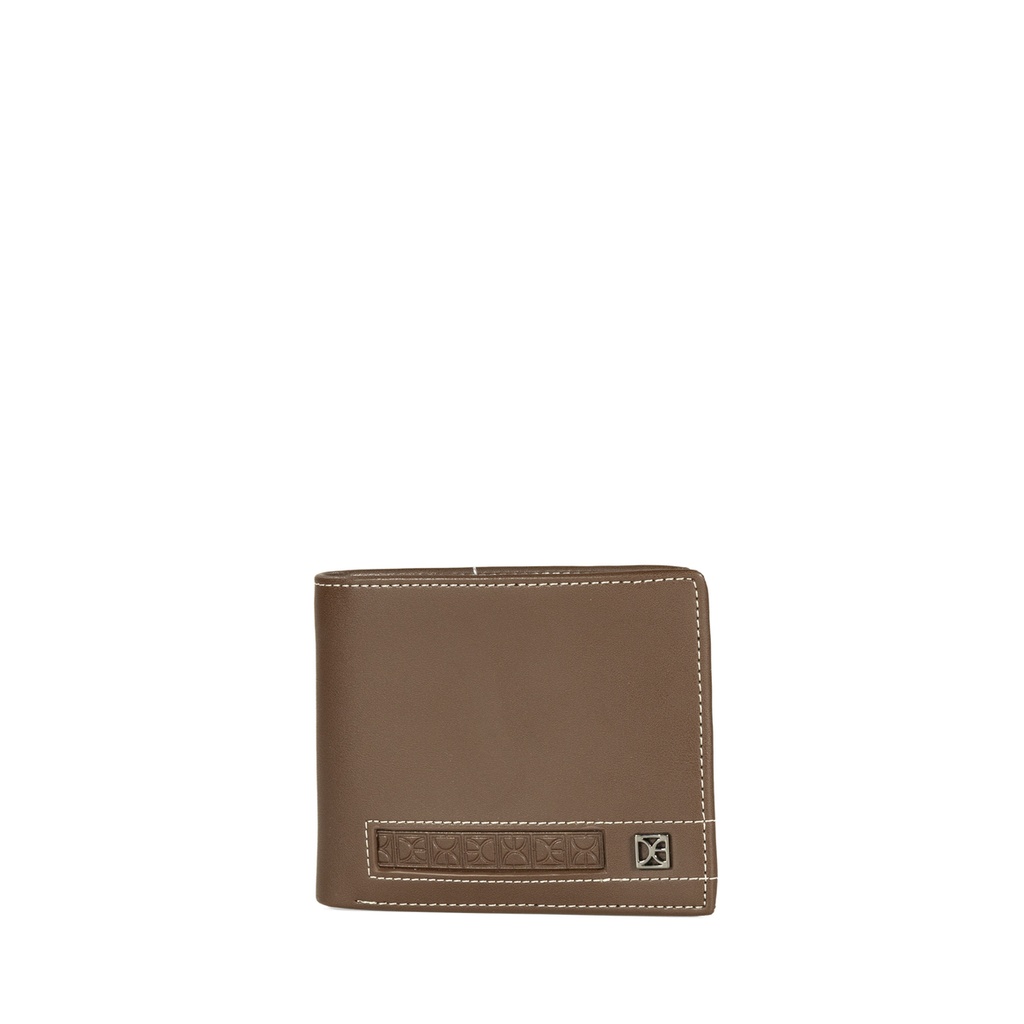 Cloe Cartera Chica Mod. 4EQCP24645CAF Flap Piel Genuina color Cafe. Caballero
