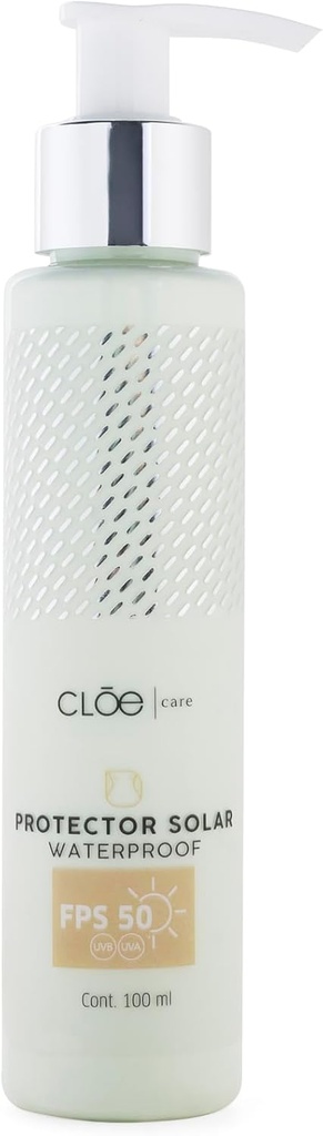Cloe Crema Protector Solar Resistente al Agua 50 FPS 100 ml. Unisex