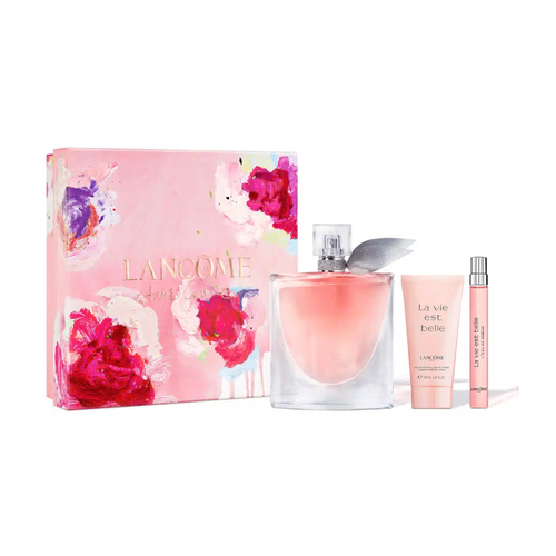 Lancome Set 3 piezas La Vie Est Belle edp 100 ml + crema corporal 50 ml + perfumero 10 ml. Dama - 12% OFF