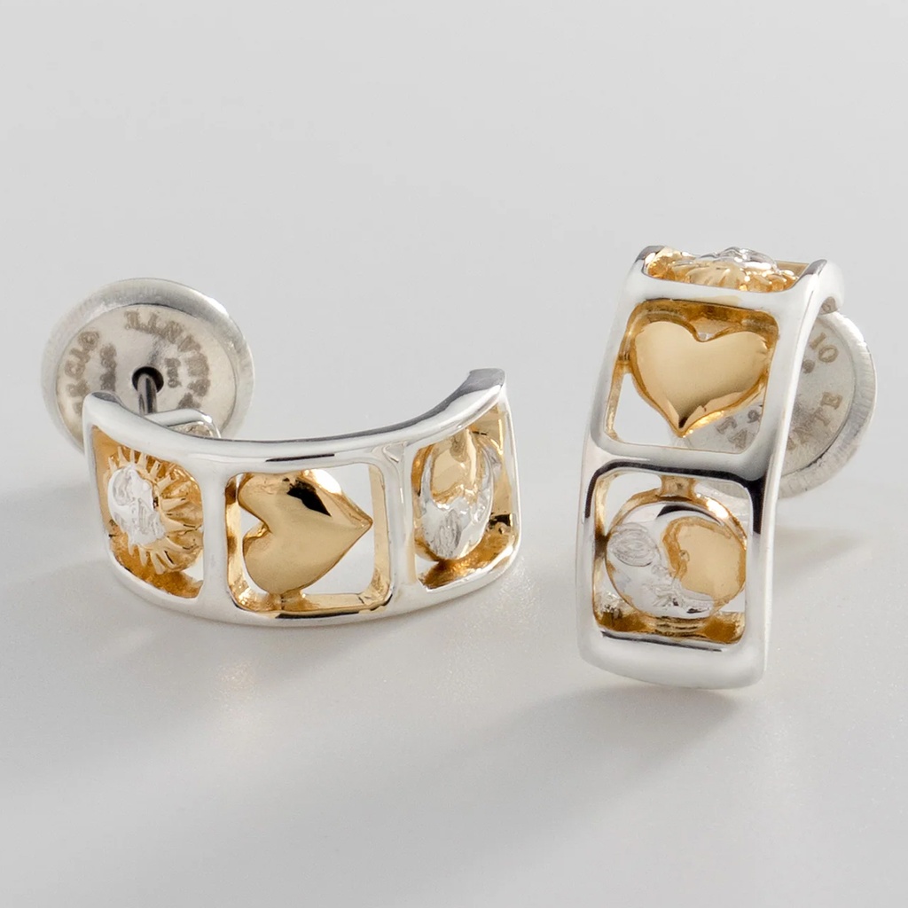 Sergio Bustamante Aretes Universo Mini. Dama - 7% OFF