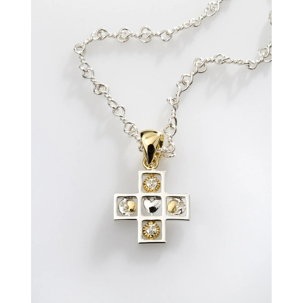 Sergio Bustamante Dije Cruz Cuadro Mini. Dama - 9% OFF