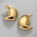 Sergio Bustamante Aretes Luna Mini. Dama - 9% OFF