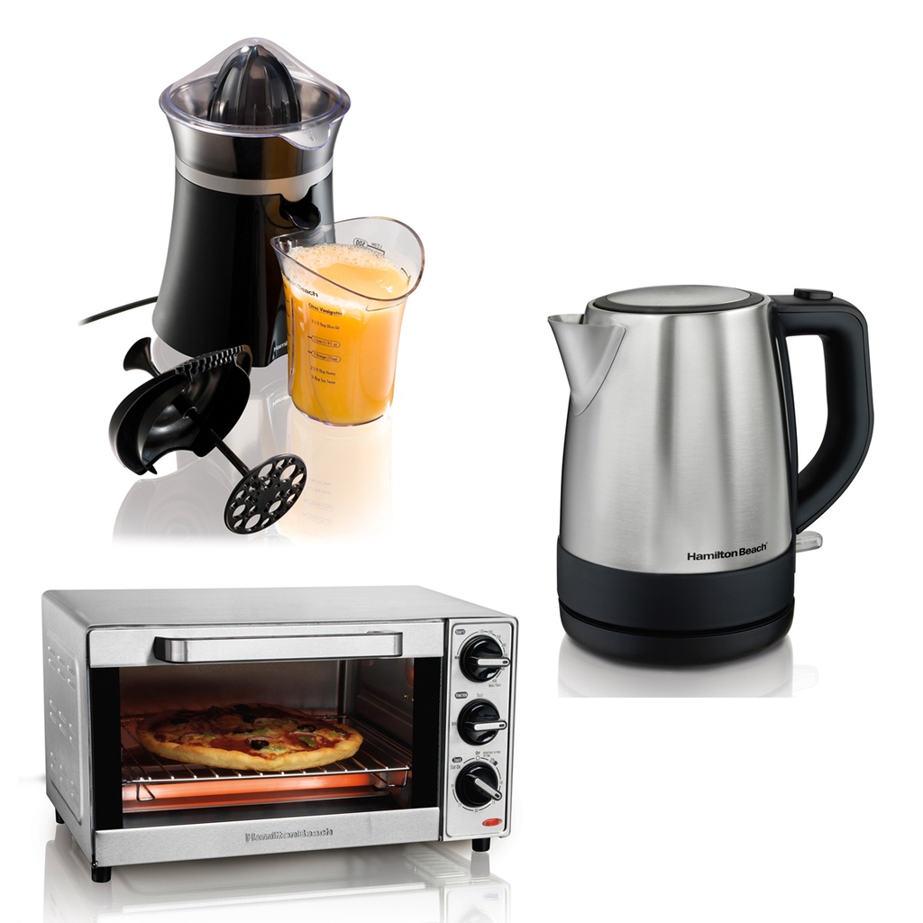 Combo cocina Exprimidor de cítricos 66333, Horno eléctrico 31401 y Tetera 40998 - 6% OFF