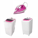 Combo cuidado para la ropa Lavadora LCK60, Centrifugadora SCK-55 y Plancha PKK350R - 12% OFF