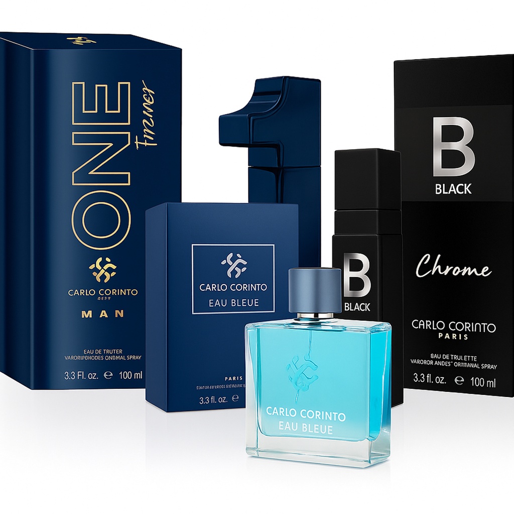 Combo Carlo Corinto 3 perfumes E010 Caballero - 24% OFF
