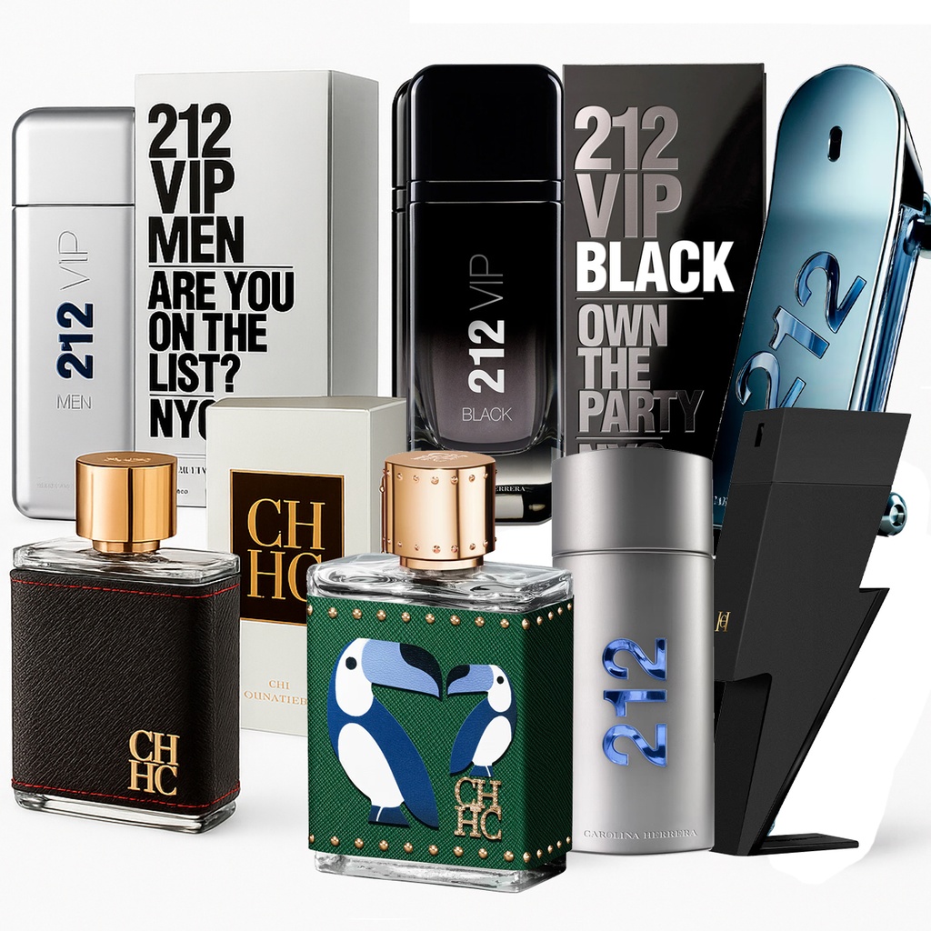 Combo Carolina Herrera 9 perfumes E013 Caballero - 17% OFF